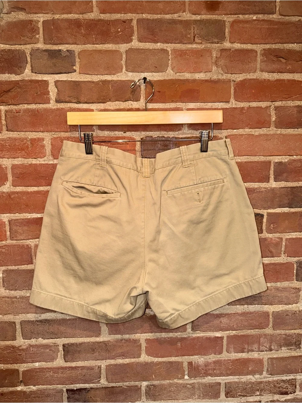 J. Crew Khaki Varick Chino Shorts - Neutral Beige Sz 33
